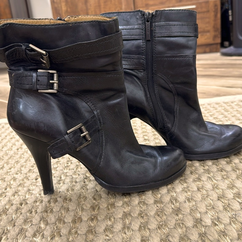 Nine West Buckle Bootie size 8.5